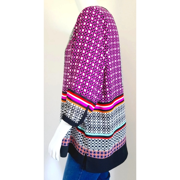 XL NYDJ Pintuck  3/4 Sleeve Blouse - Picture 2 of 11